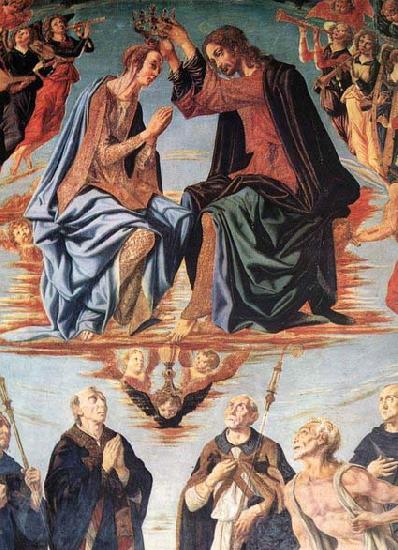 Pollaiuolo, Piero Coronation of the Virgin France oil painting art